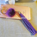 Porte-clés élégante pour bag bag Pompom Tassel Fur Key Chain